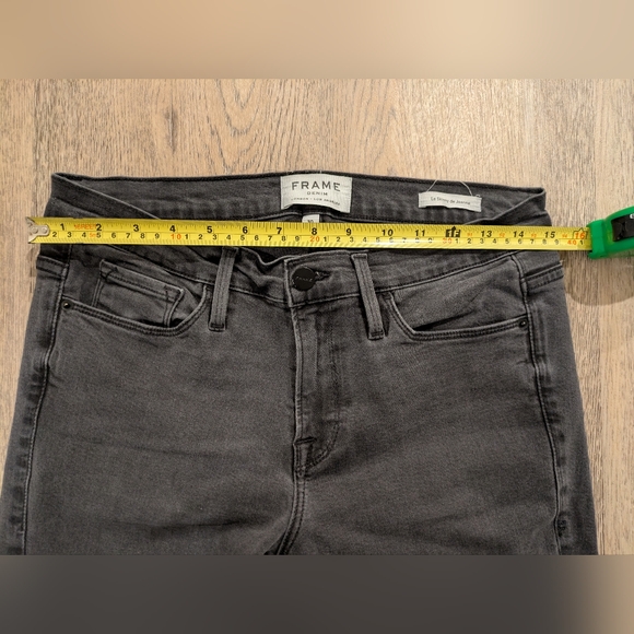 Frame Denim Women's Skinny Jeans in Dark Gray - Picture 5 of 9